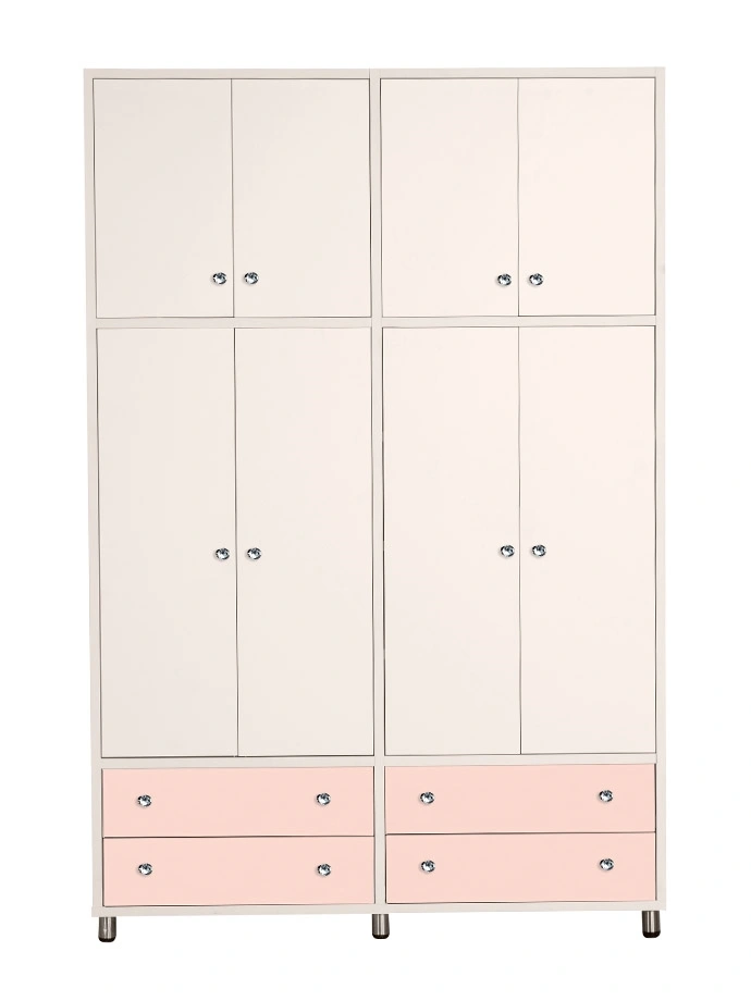 ארון ילדים אריאל 4 דלתות | צבע שמנת